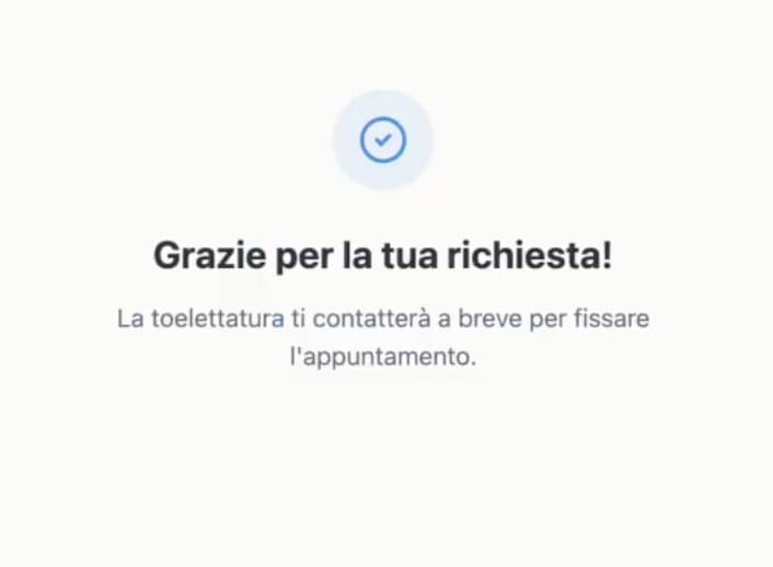 Ricevi prenotazioni online